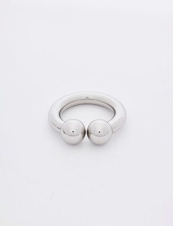 40mm Ze Big Horse Shoe Steel Cock Ring From Dark Line