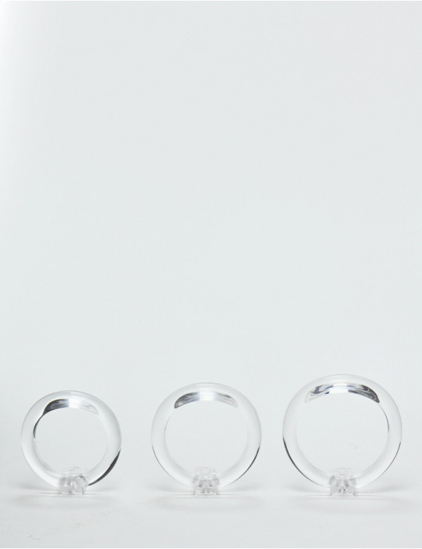 Transparent Chastity Shark Cage sizes